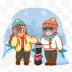 冬季滑雪项目图片_冬季娱乐项目厚实温和服装