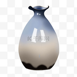 花瓶陶瓷图片_花瓶手绘png图片