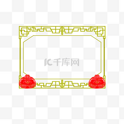 中间镂空图片_福袋边框图