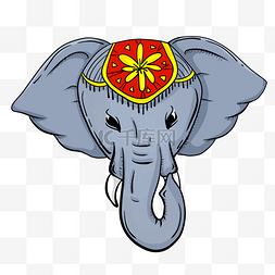 大象耳朵图片_威武雄壮的大象头像