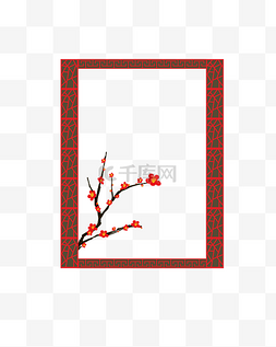矢量手绘中式花纹图片_矢量手绘中国风边框