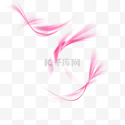 粉色边框梦幻图片_粉色特效曲线设计