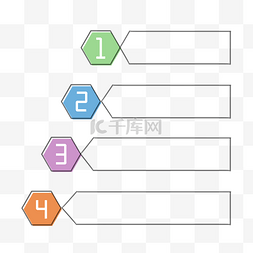 矢量ppt分类信息图