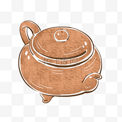 紫砂茶壶工艺品 