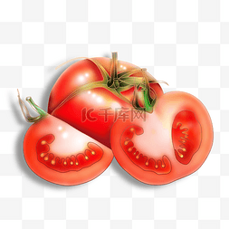 熟透酸甜的西红柿