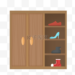 家装排版设计图片_家装节鞋柜免抠PNG素材