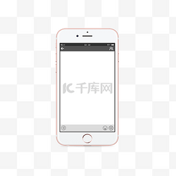 手机壳白色手机壳图片_iPhone手机外型聊天元素