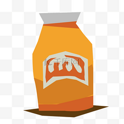 手绘果汁橙汁饮料饮品