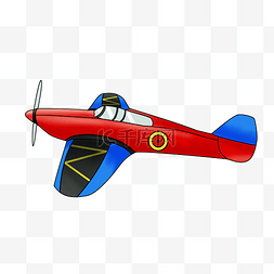 红色机身玩具飞机