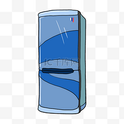 家用电器冰箱图片_手绘家用电器冰箱插画