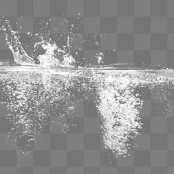 动感水圈水浪元素图片_白色水纹水浪元素