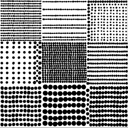 家纺床模图片_个性黑白不规则波点PNG