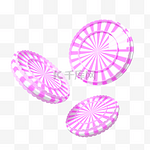 c4d粉色表白节母亲节电商首页装饰飞盘