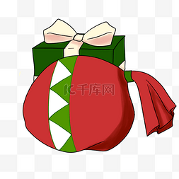 主题传统节日图片_圣诞节圣诞礼物插画