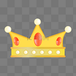 创意黄色皇冠