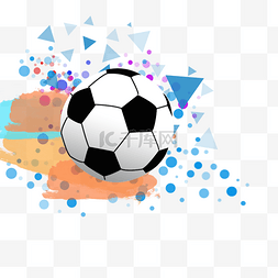 足球比赛背景图片_世界杯足球手绘炫酷矢量图