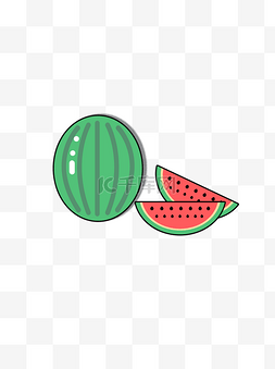 水果西瓜果蔬元素设计