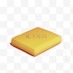 黄色海绵垫