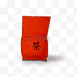 约惠春茶节图片_红色茶泡袋