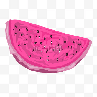 手绘水果火龙果