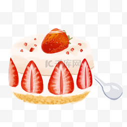 雪糕草莓图片_ 草莓冰淇淋