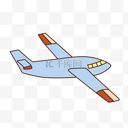 游戏飞机png图片_手绘卡通飞机玩具游戏