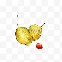 黄金不规则方块图片_水果鲜果梨子黄金甜香梨PNG