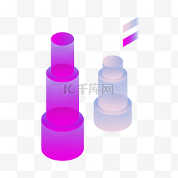 柔性圆管图片_圆管形状紫色