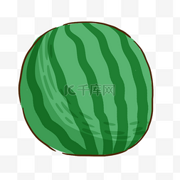 绿色的西瓜免抠图