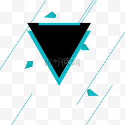 创意科技三角图片_矢量三角形科技元素