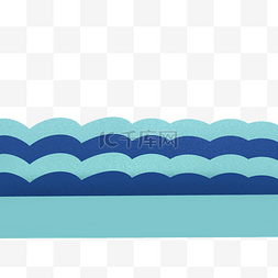 波浪纹卡通图片_卡通水花矢量图下载