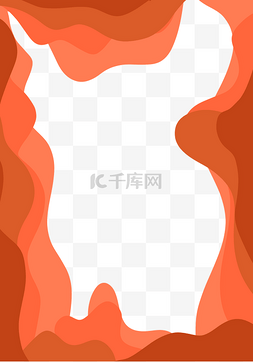 日本橙色边框