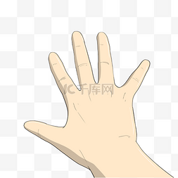 手部清洁护理图标图片_手绘手背手势插画