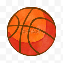 黑色的圆形图片_红色的圆形篮球插画