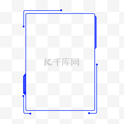 方形墨痕图片_办公商务科技感简约酷炫框