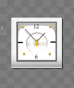 挂钟图片18点图片_灰白色指针钟表