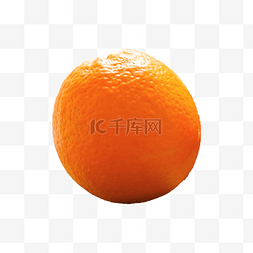 一个橙子实拍免抠