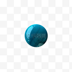  蓝色圆球