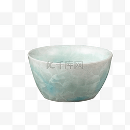 多色小勺陶瓷勺子图片_好看蓝色小碗带花纹