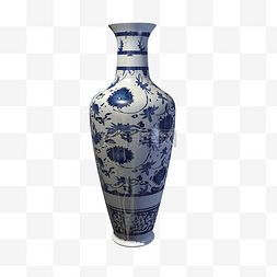 瓶中图片_美丽的青花瓷器瓶