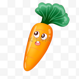 蔬菜手绘插画图片_手绘蔬菜萝卜插画
