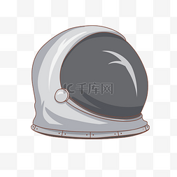 安全头盔插画图片_灰色的头盔手绘插画