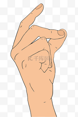 打响指简笔画