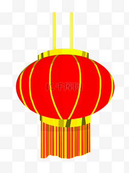 新年红色的灯笼图片_新年红色喜庆灯笼