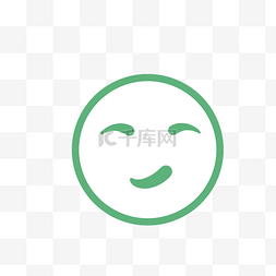 绿色微笑按钮