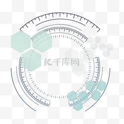 psd图片_科技感PSD透明底