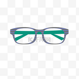 绿色眼镜镜框