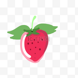 粉色水果系列图片_水果草莓粉色品种