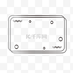 现代感科技图片_矢量金属科技感风格边框