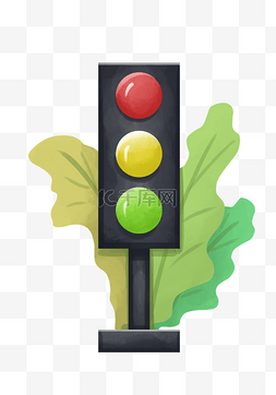 智能交通灯控图片_公共设施红绿灯 